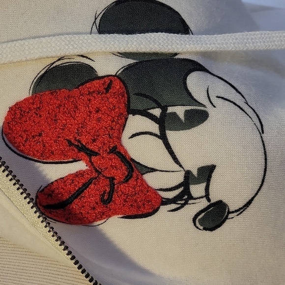 Disney Minnie Mouse front zip sweatshirt, Size Small from the measurements - Picture 2 of 15